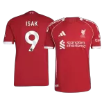 Liverpool ISAK #9 Home Match Jersey 2025/26 - thejerseys