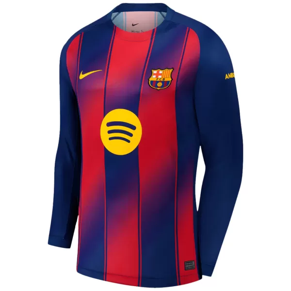 Barcelona Home Long Sleeve Jersey 2025/26 - thejerseys