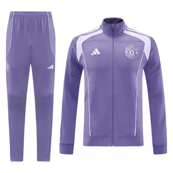 Manchester United Training Jacket Kit(Jacket+Pants) Purple 2025/26 - thejerseys