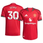 ŠEŠKO #30 Manchester United Home Jersey 2025/26 - [Super Quality] - thejerseys