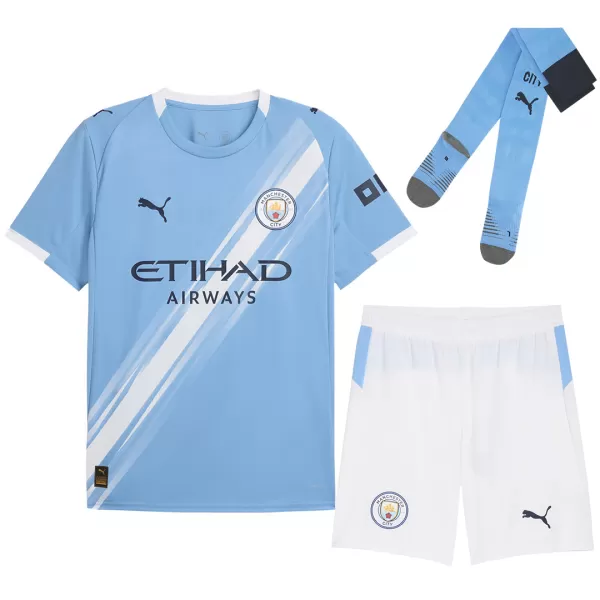 [Super Quailty] Men's Manchester City Home Jersey Full Kit 2025/26 - thejerseys