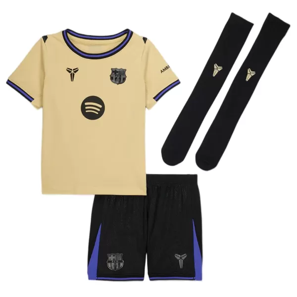 Kids Barcelona Away Jersey Full Kit 2025/26 - thejerseys