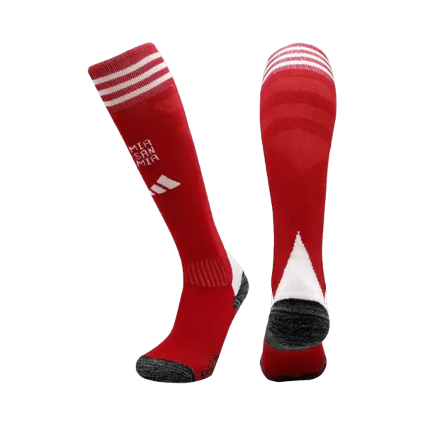 Men Adidas Bayern Munich Home Soccer Socks 2025/26 - thejerseys