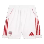 Arsenal Home Soccer Shorts 2025/26 - Player Version - thejerseys