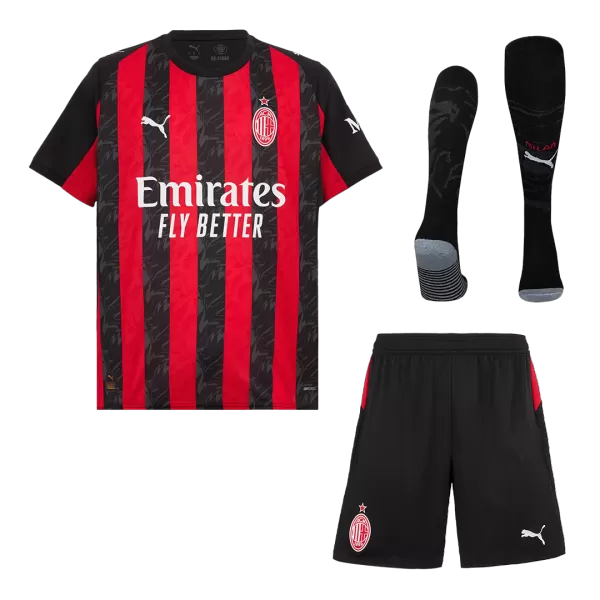 Men's AC Milan Home Jersey Full Kit 2025/26 - thejerseys