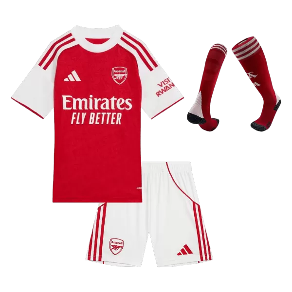 Kid's Arsenal Home Jersey (Jersey+Shorts) Kit 2025/26 - thejerseys