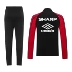 Manchester United Training Jacket Kit(Jacket+Pants) Red&Black 2025/26 - thejerseys