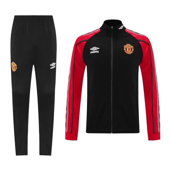 Manchester United Training Jacket Kit(Jacket+Pants) Red&Black 2025/26 - thejerseys