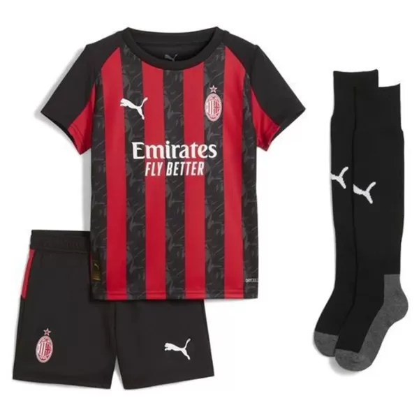 Kid's AC Milan Home Jersey Full Kit 2025/26 - thejerseys