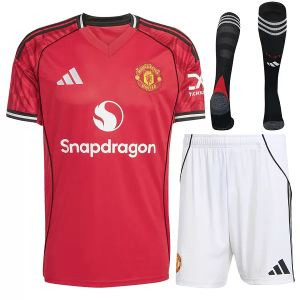 Manchester United Home Jersey Full Kit 2025/26 - thejerseys