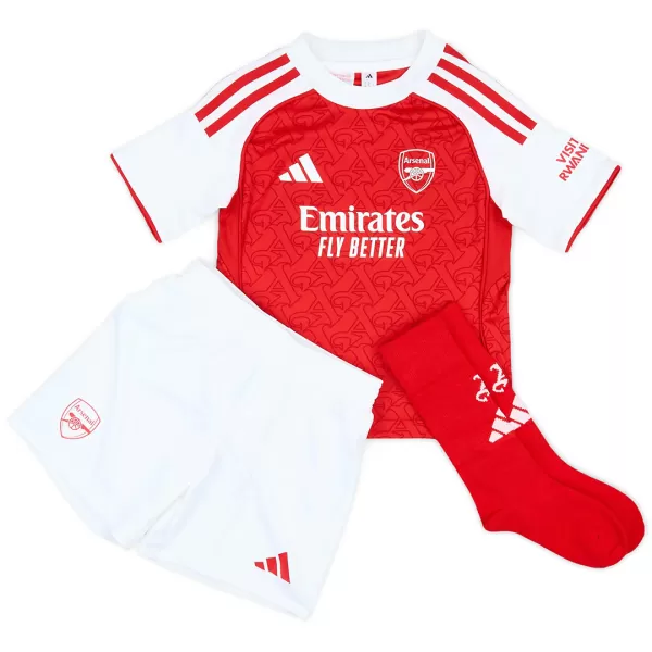 Kids Arsenal Home Jersey Full Kit 2025/26 - thejerseys