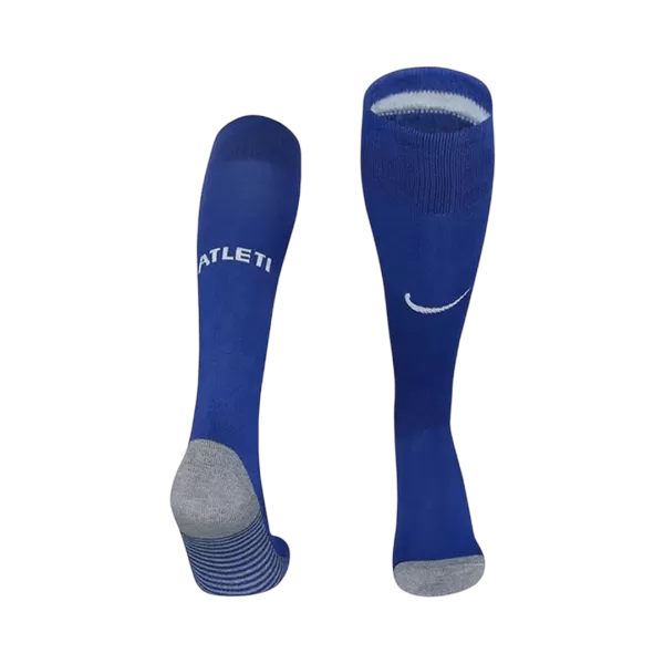 Kids Nike Atletico Madrid Home Soccer Socks 2025/26 - thejerseys