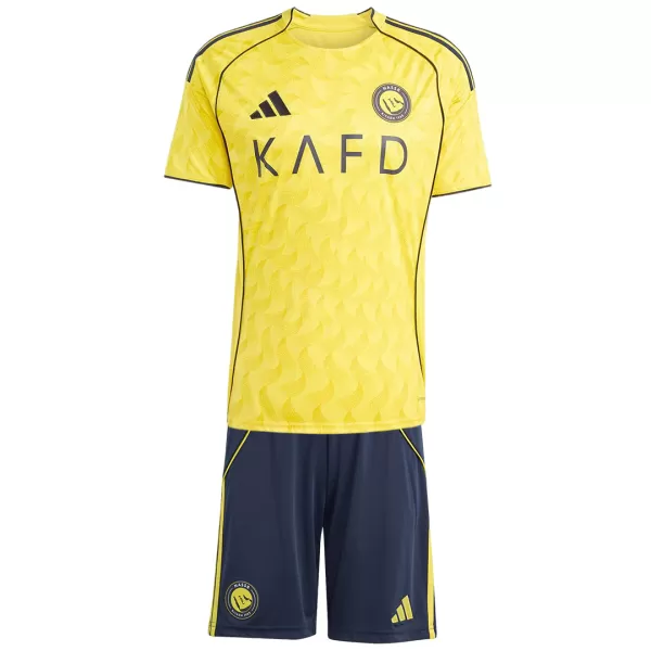 Kids Al Nassr Home Jersey Kit 2025/26 - thejerseys