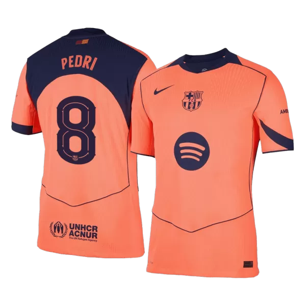 Barcelona PEDRI #8 Third Away Match Jersey 2025/26 UCL - thejerseys
