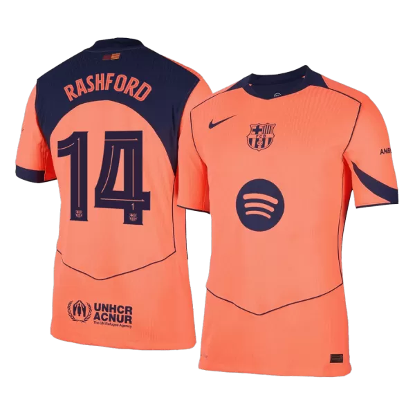 Barcelona RASHFORD #14 Third Away Match Jersey 2025/26 UCL - thejerseys