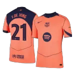 Barcelona F.DE JONG #21 Third Away Match Jersey 2025/26 UCL - thejerseys