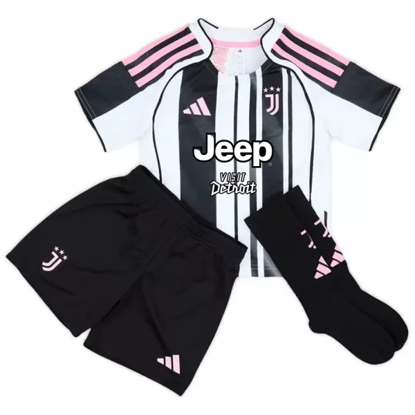 Kids Juventus Home Jersey Full Kit 2025/26 - thejerseys