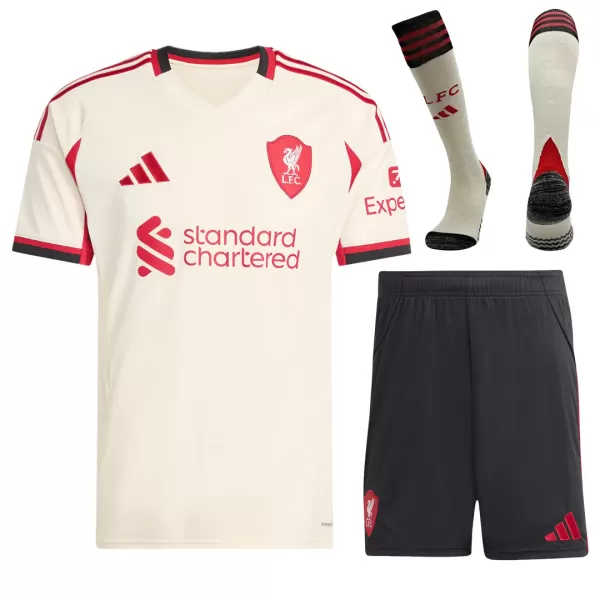 Liverpool Away Jersey Full Kit 2025/26 - thejerseys