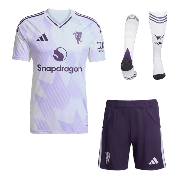 Men's Manchester United Away Jersey Full Kit 2025/26 - thejerseys