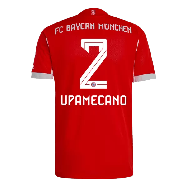 UPAMECANO #2 Bayern Munich Home Match Jersey Player Version 2025/26 - thejerseys