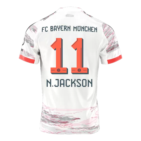 N.JACKSON #11 Bayern Munich Away Jersey 2025/26 - thejerseys