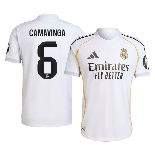 Real Madrid CAMAVINGA #6 Home Match Jersey 2025/26 - thejerseys