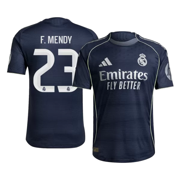 Real Madrid F.MENDY #23 Away Match Jersey 2025/26 - thejerseys