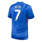 NETO #7 Chelsea Home Soccer Jersey 2025/26 Blue - thejerseys
