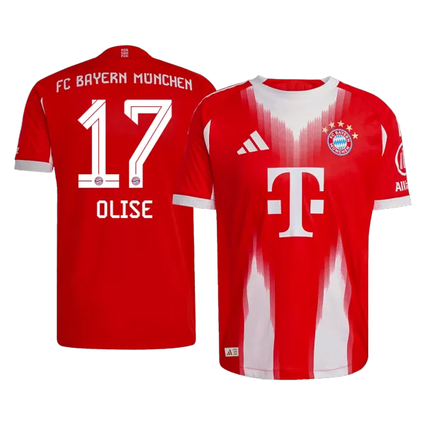 Bayern Munich OLISE #17 Home Match Jersey 2025/26 - thejerseys