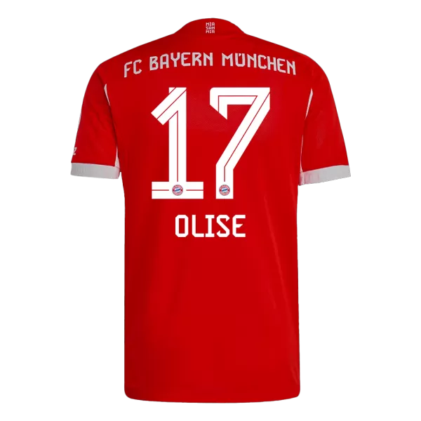 OLISE #17 Bayern Munich Home Match Jersey Player Version 2025/26 - thejerseys