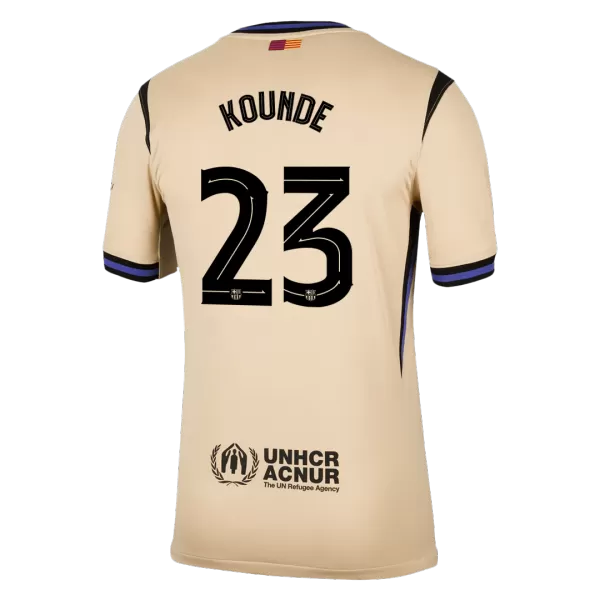 KOUNDE #23 Barcelona Away Jersey 2025/26 - UCL Font - thejerseys