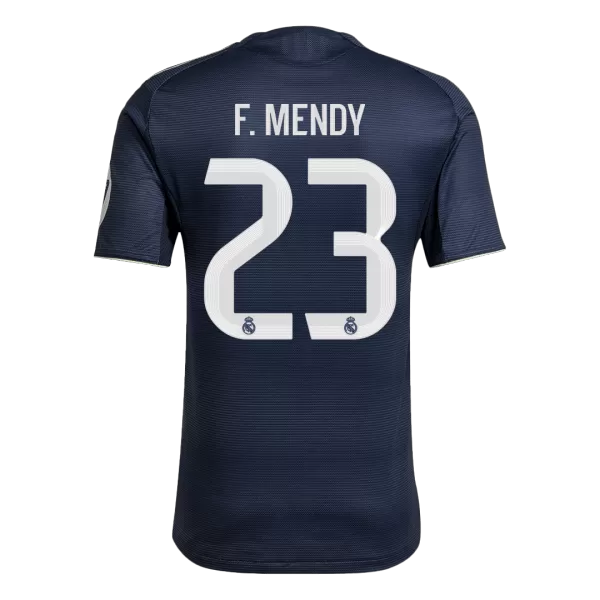 F.MENDY #23 Real Madrid Away Match Jersey Player Version 2025/26 - thejerseys