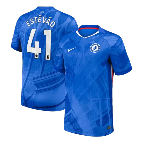 ESTÊVÃO #41 Chelsea Home Soccer Jersey 2025/26 Blue - thejerseys
