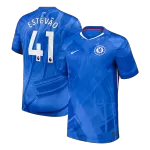 ESTÊVÃO #41 Chelsea Home Soccer Jersey 2025/26 Blue - thejerseys