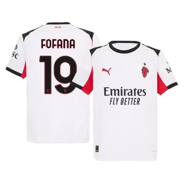 AC Milan FOFANA #19 Away Match Jersey 2025/26 - thejerseys