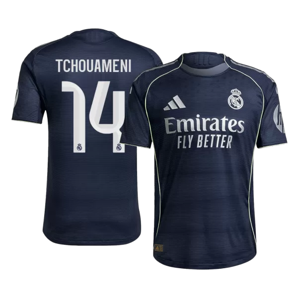 Real Madrid TCHOUAMENI #14 Away Match Jersey 2025/26 - thejerseys