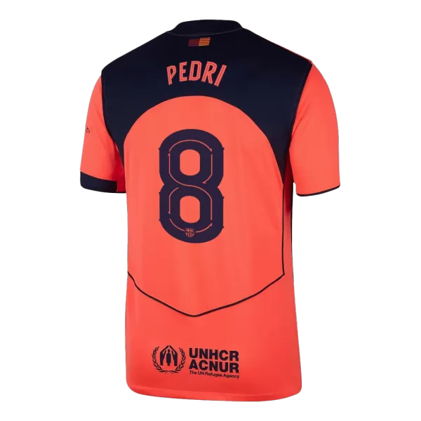 PEDRI #8 Barcelona Third Jersey 2025/26 - UCL Font - thejerseys