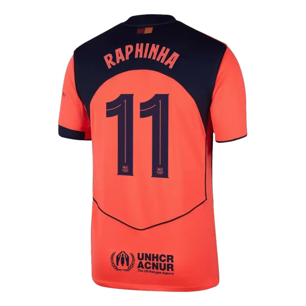 RAPHINHA #11 Barcelona Third Jersey 2025/26 - UCL Font - thejerseys