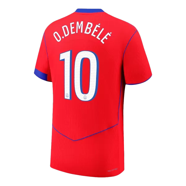 O.DEMBÉLÉ #10 PSG Third Match Jersey Player Version 2025/26 - thejerseys