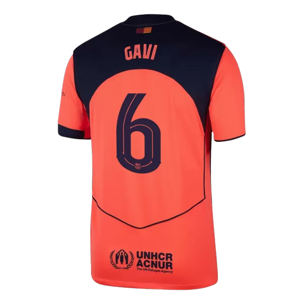 GAVI #6 Barcelona Third Jersey 2025/26 - UCL Font - thejerseys