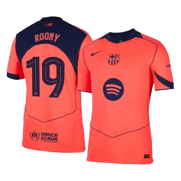 Barcelona ROONY #19 Third Away Match Jersey 2025/26 UCL - thejerseys