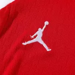 PSG 1/4 Zipper Sweat Kit(Top+Pants) Red 2025/26 - thejerseys