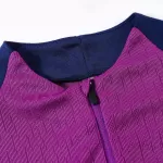 Barcelona 1/4 Zipper Sweat Kit(Top+Pants) Purple 2025/26 - thejerseys