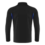 Manchester United 1/4 Zipper Sweat Kit(Top+Pants) Black 2025/26 - thejerseys