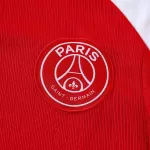PSG 1/4 Zipper Sweat Kit(Top+Pants) Red 2025/26 - thejerseys