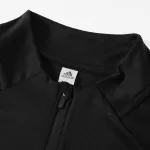 Real Madrid 1/4 Zipper Sweat Kit(Top+Pants) Black 2025/26 - thejerseys