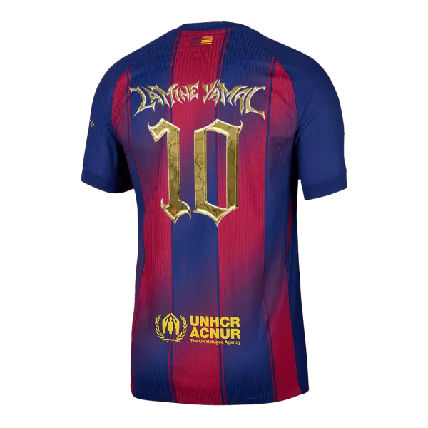 LAMINE YAMAL #10 Barcelona Home Match Jersey Player Verison 2025/26 - thejerseys