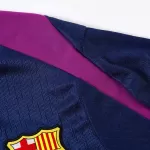 Barcelona 1/4 Zipper Sweat Kit(Top+Pants) Navy 2025/26 - thejerseys