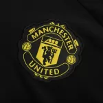 Manchester United 1/4 Zipper Sweat Kit(Top+Pants) Black 2025/26 - thejerseys