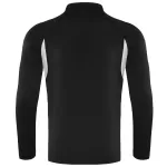 Kids Real Madrid 1/4 Zipper Sweat Kit(Top+Pants) Black 2025/26 - thejerseys